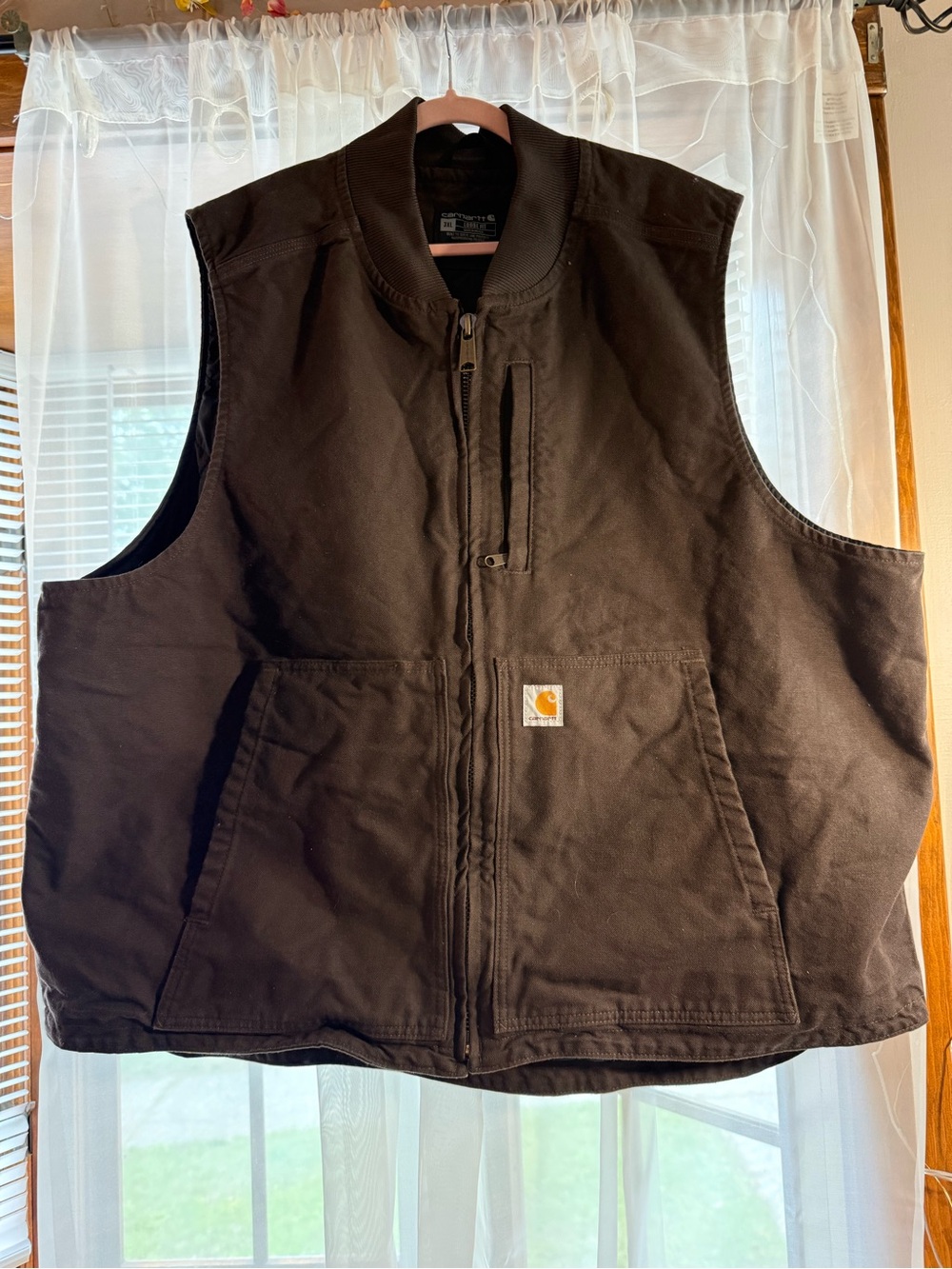 Carhartt Brown Work Vest